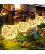 LED Outdoor String Lights 25FT with 10pcs G40 Crystal Bulbs Shatterproof... - £15.32 GBP