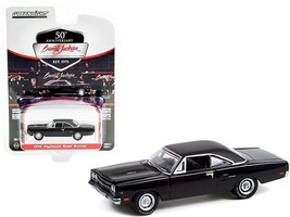 1970 Plymouth Road Runner Gloss Black with Black Vinyl Top and Matt Blac... - $36.49