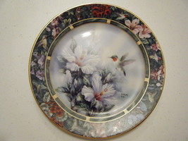 Vintage The Ruby Throated Hummingbird By Lena Lili Plate No 18131M - £14.38 GBP