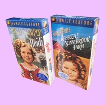 2 Shirley Temple Sealed VHS Heidi and Rebecca of Sunnybrook Watermarks F... - $144.34 MXN