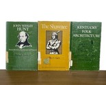 5 Kentucky bicentennial bookshelf lot Hunt, Folk Architecture, The Shawn... - $17.81