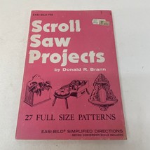 Scroll Saw Projects Hobby Paperback Book by Donald R. Brann 1975 - £9.58 GBP