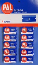 Pal Blue Single Edge Razor Blades by Personna 10 Packs Of 4 - £19.54 GBP