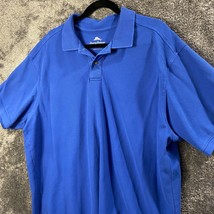 Tommy Bahama Shirt Mens 2XL XXL Blue Polo Preppy Golfer Beach Casual Wor... - $12.99