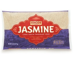 Hinode Jasmine Rice 5 Lb (Pack Of 5 Bags) - $98.99