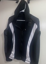 Yi Tong Women’s Zip Up Light Hooded Jacket L / XL Bust 38” Black NWT New - £6.83 GBP