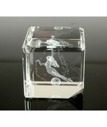 *Swimming Girl 3D Laser Crystal Glass Cube Home Desktop Decorative Figur... - $108.71 MXN