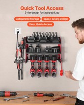 VEVOR Power Tool Organizer with Charging Station 3-Layer Drill Storage Rack - $1,797.09 MXN