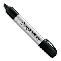 Sharpie BLACK Permanent LARGE Chisel Tip Big KING Size Large magic marke... - $24.33