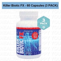Killer Biotic FX - 60 Capsules (3 PACK) Immune Enhancing Nutrients Young... - $126.95