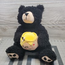 Black Bear Ganz Bee Mine Honey Pot Sitting Plush Stuffed Animal Love 12 in - $24.99