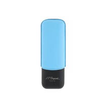 S.T. Dupont - Double Cigar Case Leather Turquoise Blue - 183243 - $4,004.14 MXN