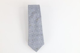 Vintage 80s 90s Calvin Klein Distressed Polka Dot Neck Tie Wedding Silk ... - $19.75