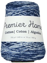 Premier Yarns Home Cotton Yarn  Multi Cone Denim Splash - £22.13 GBP