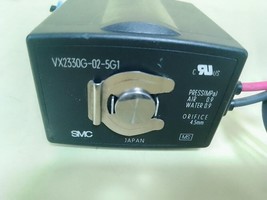 SMC VX2330G-02-5G1 Orifice 4.5mm Solenoid Valve VX2330G025G1 - $192.50