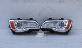 11-14 Chrysler 300C Halogen Projector Headlight Lamp Set L&R POLISHED image 6