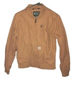 VTG Carhartt Crawford Canvas Bomber Jacket Womens Small S 4-6 Brown Coat... - $80.83 CAD