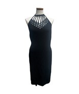 St. John By Marie Gray Evening Santana Knit Cocktail Dress Cage Top Size 10 - £183.43 GBP