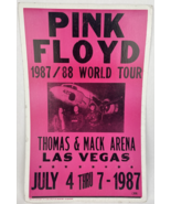 Vintage Pink Floyd Concert Poster July 4-7 1987 Las Vegas Nv. Authentic ... - $513.77 MXN