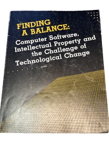 Finding a Balance : Computer Software, Intellectual Property, and the Ch... - $24.75