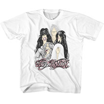 Aerosmith Draw the Line Album Kids T Shirt Cartoon Caricature Images Roc... - £20.84 GBP