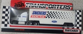 Matchbox 1992 #8 Dick Trickle/Snickers Nascar Transporter - $17.99