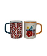 Pioneer Woman Flea Market Floral Salt &amp; Pepper Shaker Set Handles Countr... - $8.59