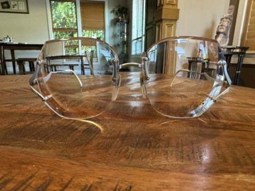 Vintage Marchon Marcolin  Eyeglass Frames oversize 70's Disco Made In Italy - $39.60