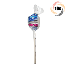10x Pops Charms Black Ice Blackberry Blow Pop Gum Filled Lollipops | .65oz - $10.91