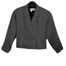 SK &amp; Company Petite Vintage 80’s Womens 10P Double Breasted Lined Tweed Blazer - £35.98 GBP