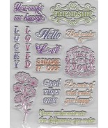 Sentiment Stamp set. Stamping Cardmaking Scrapbooking Crafts - $12.72 CAD