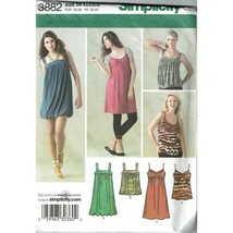 Simplicity Sewing Pattern 3882 Knit Dresses Tops Misses Size 4-12 - £7.06 GBP