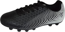 Vizari Stealth Youth Soccer Cleats - Black/White, Size 10 Toddler - $285.54 MXN