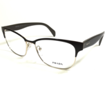 Prada Eyeglasses Frames VPR65R DHO-1O1 Polished Brown Gold Copper 55-16-140 - £97.51 GBP