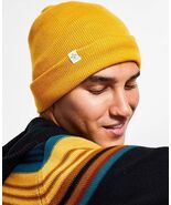Sun + Stone Men's Tall Solid Beanie in Mustard-O/S - $12.99
