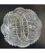 Crystal Round sawtooth edge candy dish 6 3/4” - $32.71