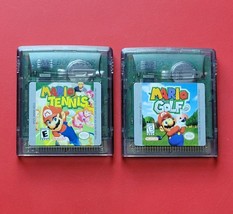 Mario Tennis &amp; Golf Nintendo Game Boy Color Games Authentic Saves - $84.12