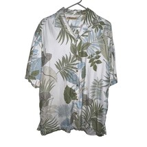 Tommy Bahama Shirt Mens Large Floral Hawaiian Island Zone Camp Button Si... - $22.81
