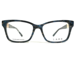 LAMB Eyeglasses Frames LA060 BLU Black Blue Gold Cat Eye Full Rim 53-16-140 - $69.55