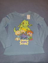 Nickelodeon Rugrats T-Shirt Girls Size Medium Graphic Print Long Sleeve  - £11.65 GBP