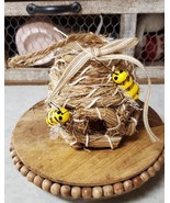 Rustic Country Beehive Ornament Bowl Fill Tiered Tray Bee Spring Summer ... - $13.33