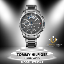 Orologio Tommy Hilfiger Uomo Quarzo Acciaio Inox Quadrante Grigio 46mm 1791347 - $121.70