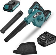 Liki 20V Cordless Leaf Blower With 2.0Ah Lithium Battery, Hand-Held Swee... - £51.30 GBP