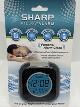 Sharp PILLOWALARM Digital Personal Alarm Clock Vibration Or Beep Options... - $23.16