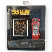 Shut Shark 1989 Tech Deck Skateboard 96mm Fingerboard Rare New From 2007 - $68.31