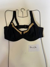 LASCANA Oro Righe Bikini Top IN Nero Taglie Forti (ph67) - $23.14