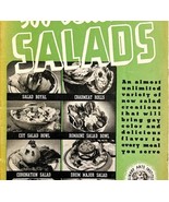 500 Salad Recipes Cookbook 1940 1st Edition Culinary Arts Better Cookery... - $469.76 MXN