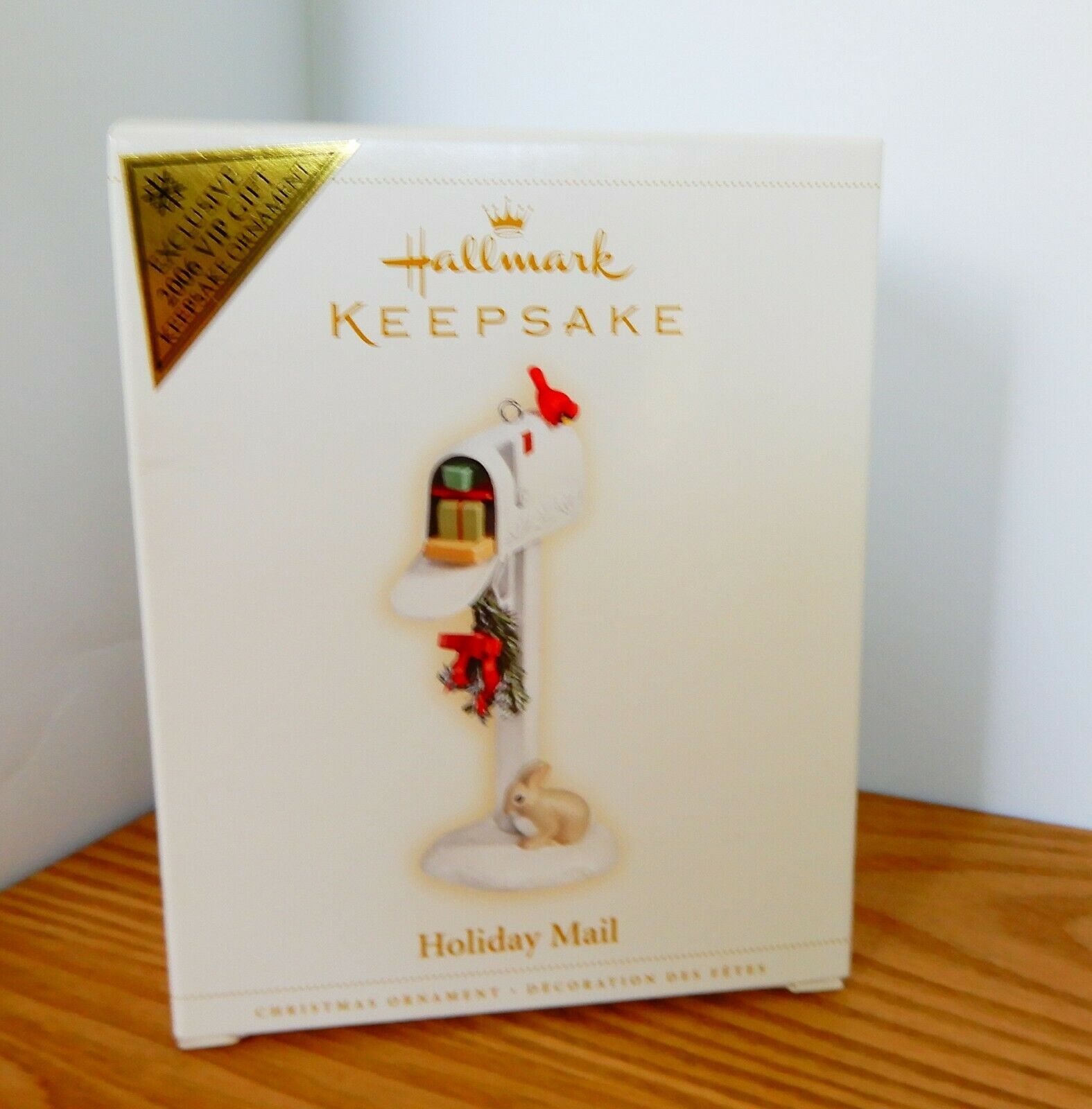 Hallmark Keepsake 2006 VIP gift holiday Christmas ornament "Holiday Mail" NIB - £11.99 GBP