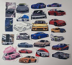 24pc Japanese drift legend Silvia S15 Classic JDM Drift legend vinyl sti... - £6.16 GBP