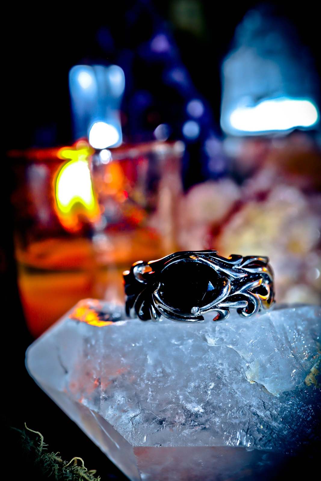 Primary image for BANISH BAD LUCK ~ ONYX Energy Shift Spell Haunted Ring ~ Wealth & Wishes! $$$